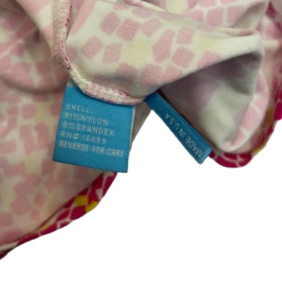 J McLaughlin Pink and Yellow Mosaic Dress Medium - Picture 7 of 9